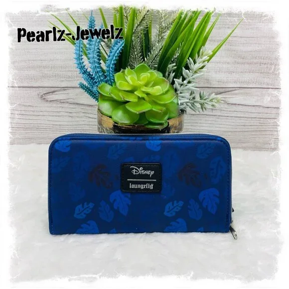Loungefly Disney Lilo & Stitch Pumpkin Zipper Wallet Halloween NWT